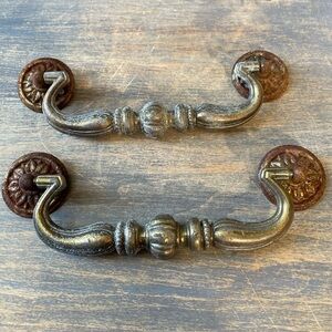 Antique dresser drawer pulls old hardware